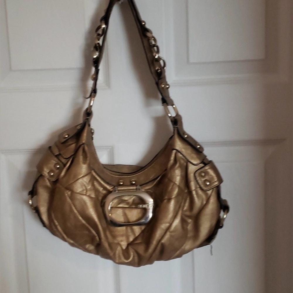 Guess Slouchy Gold Bag